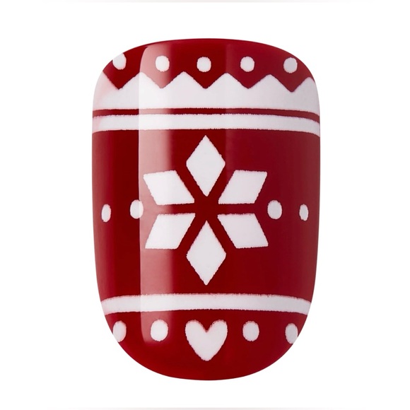 imPRESS Design Feelin' Festive 3D New Set of 30 Press On Nails NWT - Picture 5 of 10